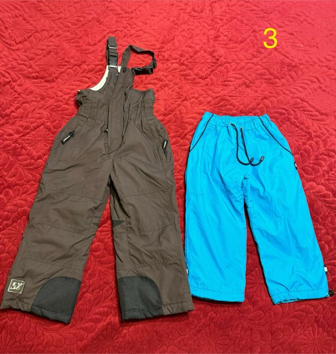 Salopeta Pantaloni captusiti, grosi/schi iarna toamna 3-4, 6-7 ani