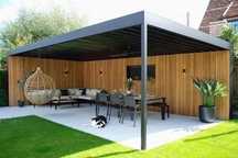 Pergola copertina acoperis structura metalica