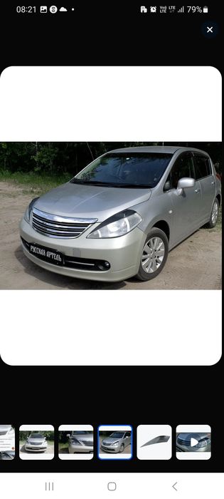 Ресницы на фары nissan tiida 2007