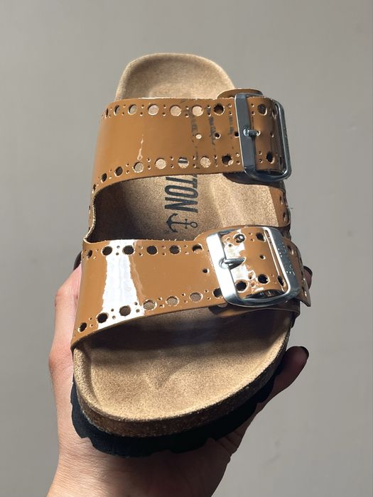 Șlapi/sandale Bayton, piele naturală și sintetică