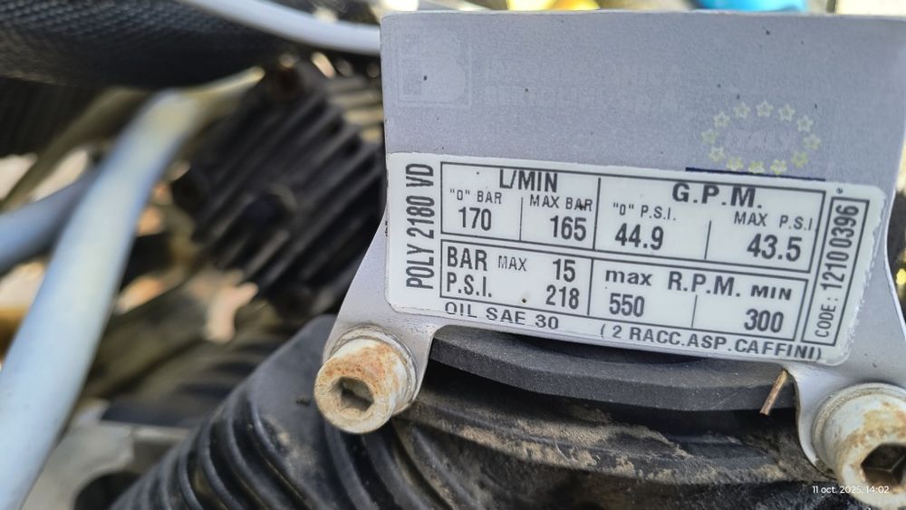 Met erbicidator Caffini 2200 litri