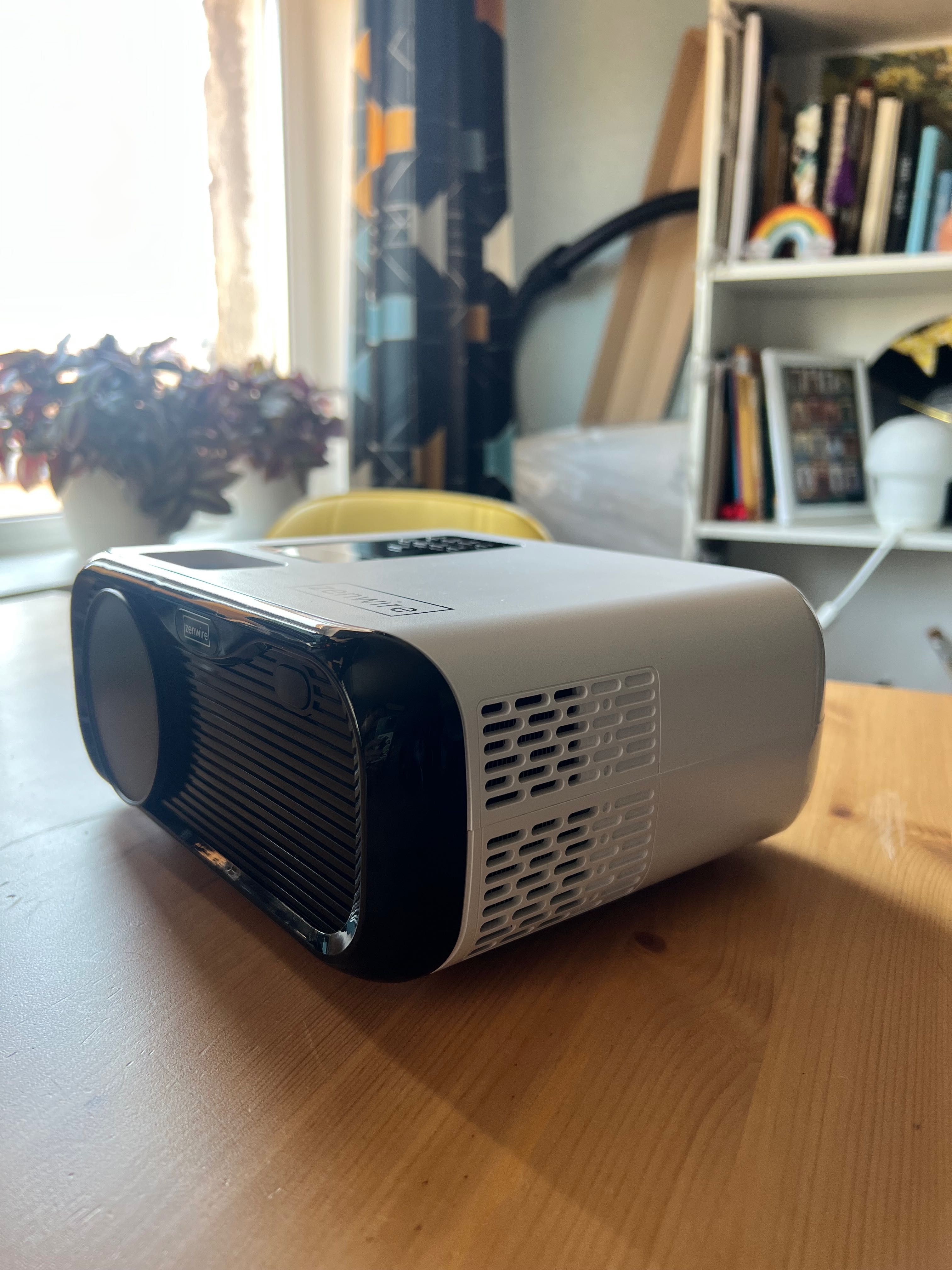 Видеопроектор, Zenwire, E500s WiFi Full HD 4K 7500lm, бял