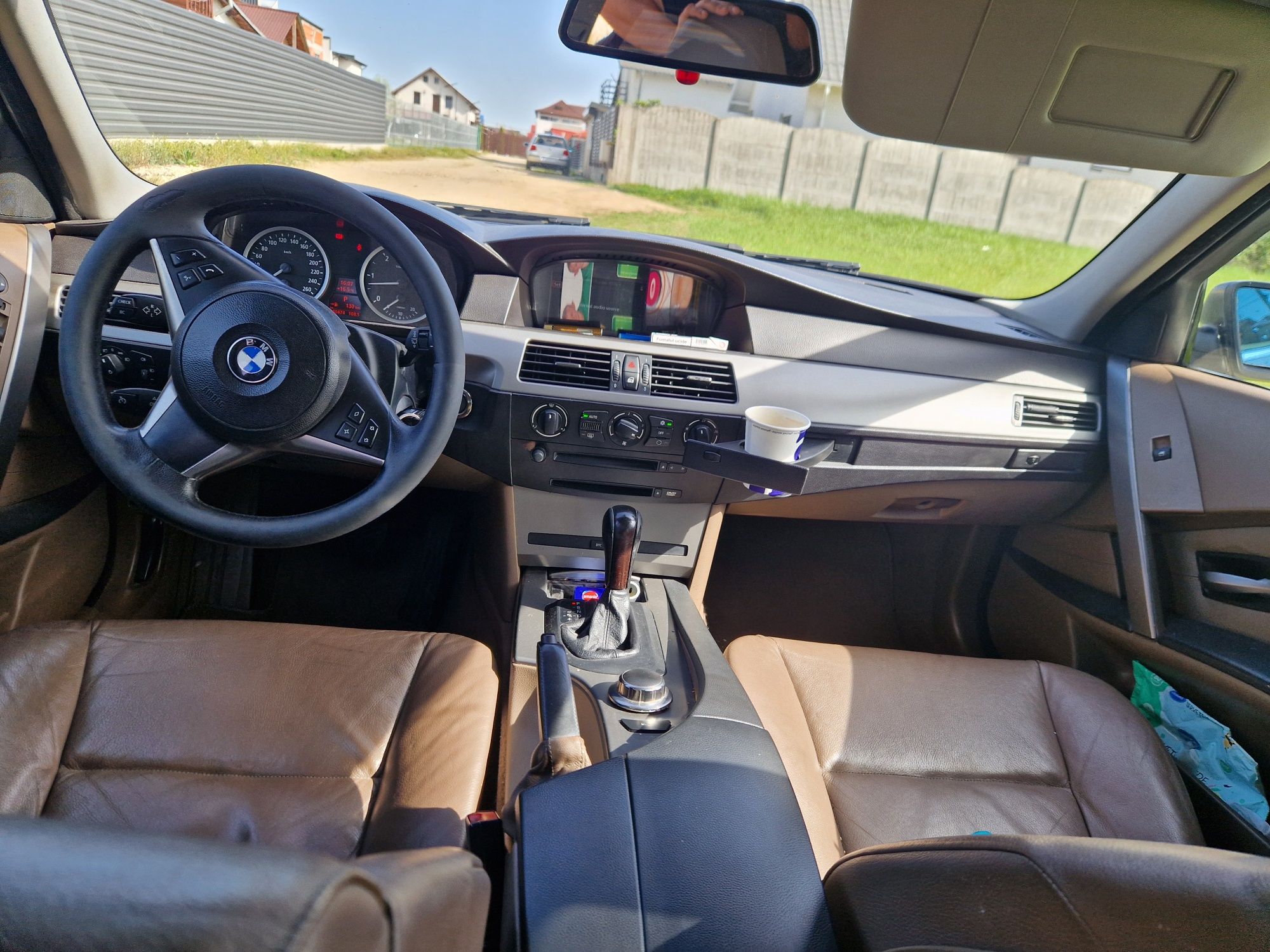 Bmw E 60 2006, tapițerie piele