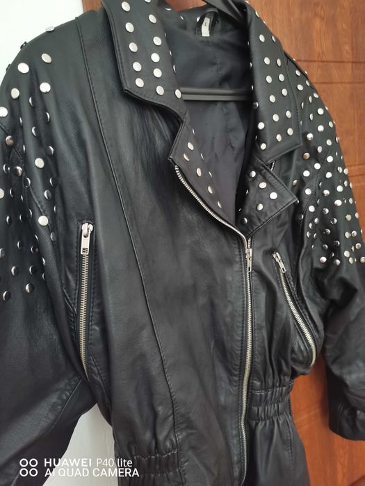 Дамско кожено яке от агнешки бокс