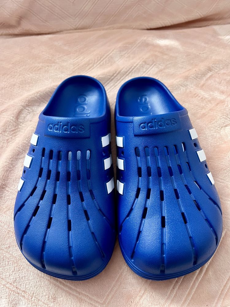 Papuci adidas adilette clog albastrii originali marimea 43