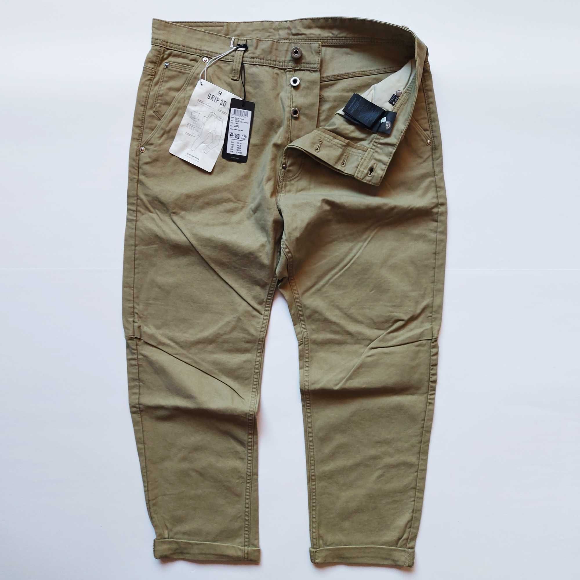 Оригинален панталон G-Star Raw Grip 3D Relaxed Tapered Нов с етикет