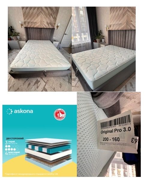Продается матрас от ascona