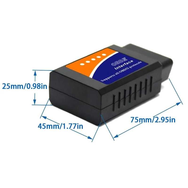 Автомобилна диагностика OBD2 ELM327 – Съвместима с iPhone и Android!