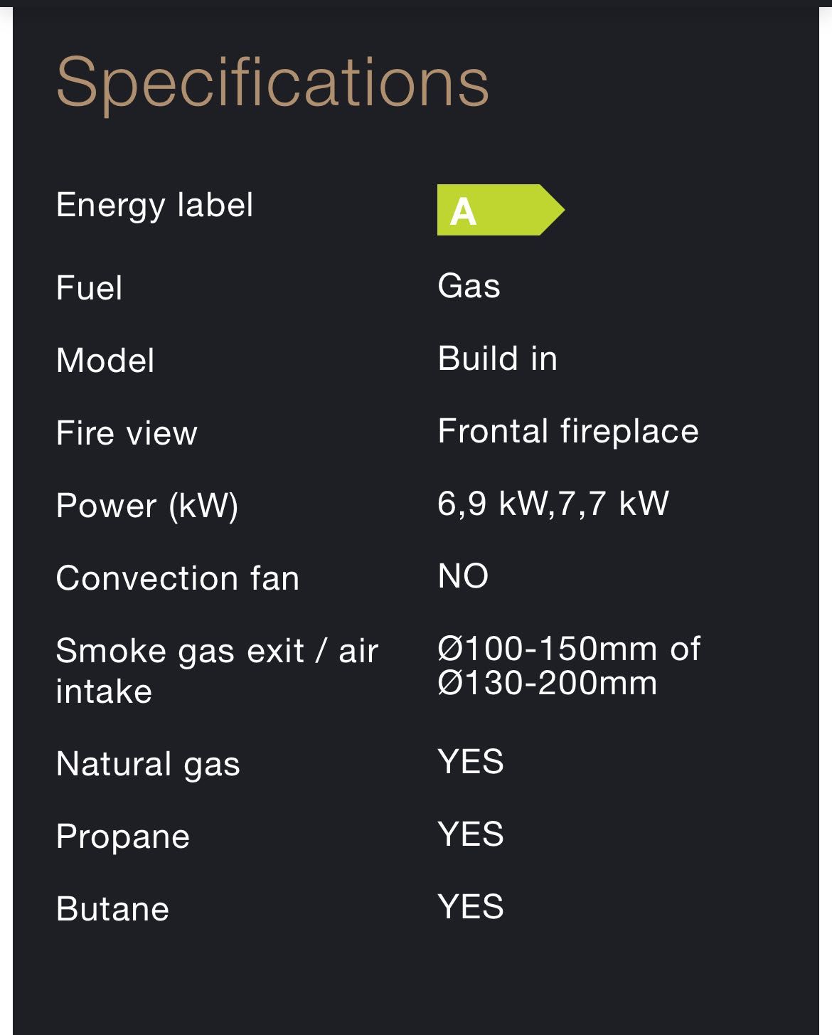 Газова камина BARBAS Bellfires