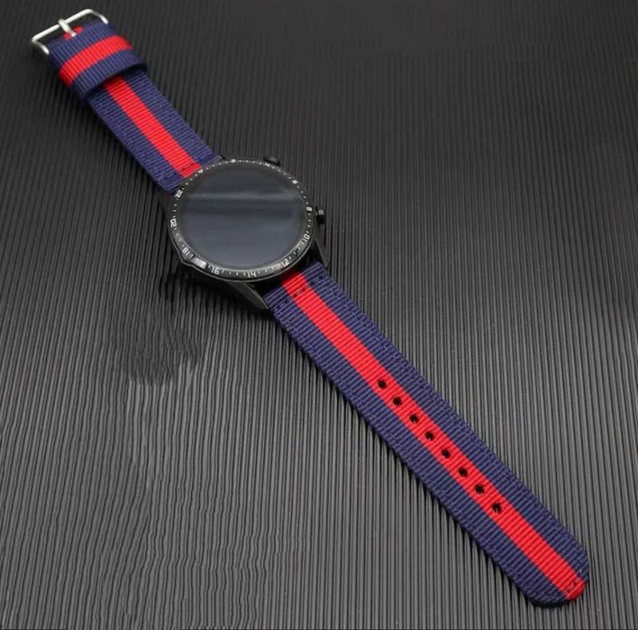 Curea textila 20mm snartwatch Samsung Galaxy Huawei GT Amazfit Garmin
