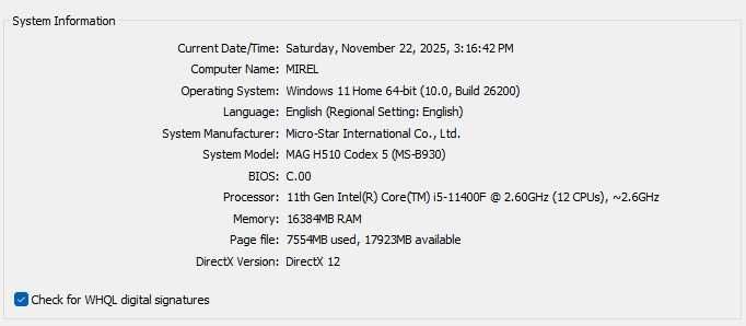 Sistem Gaming PC MSI MAG Codex 5 11TG-814EU
