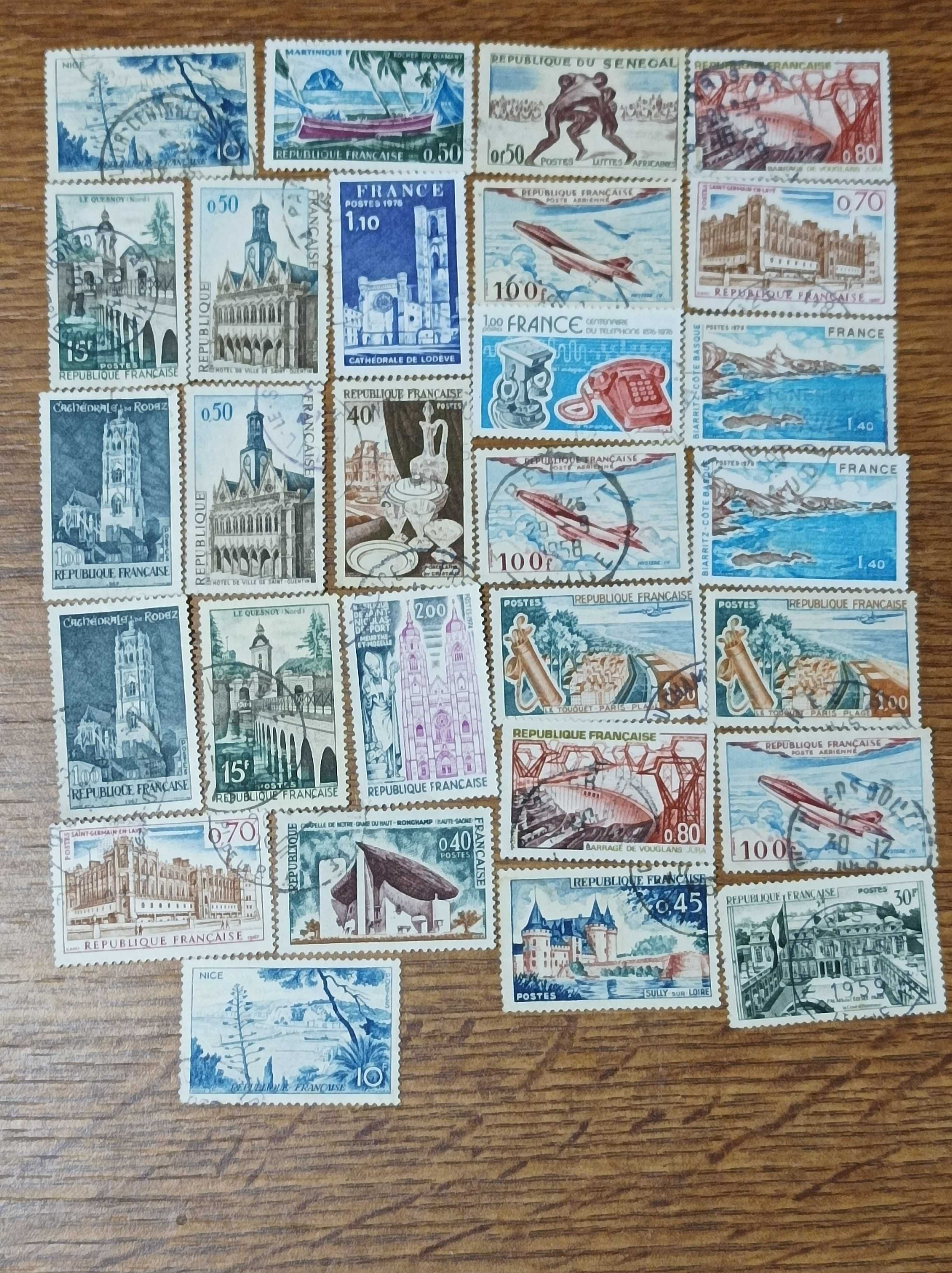 Colectie timbre vechi Franta