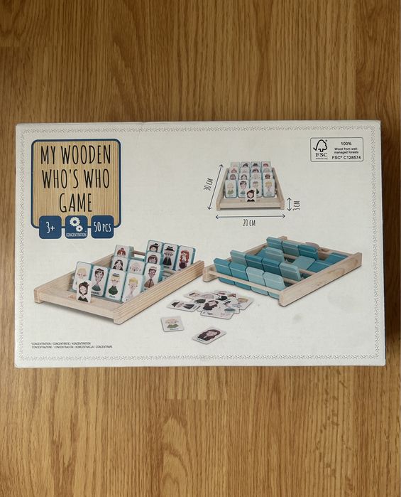 Joc din lemn “Ghici cine?”