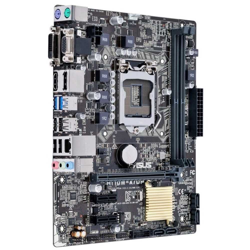 Дъно Дънна платка ASUS H110M-A/DP LGA 1151 32GB DDR4