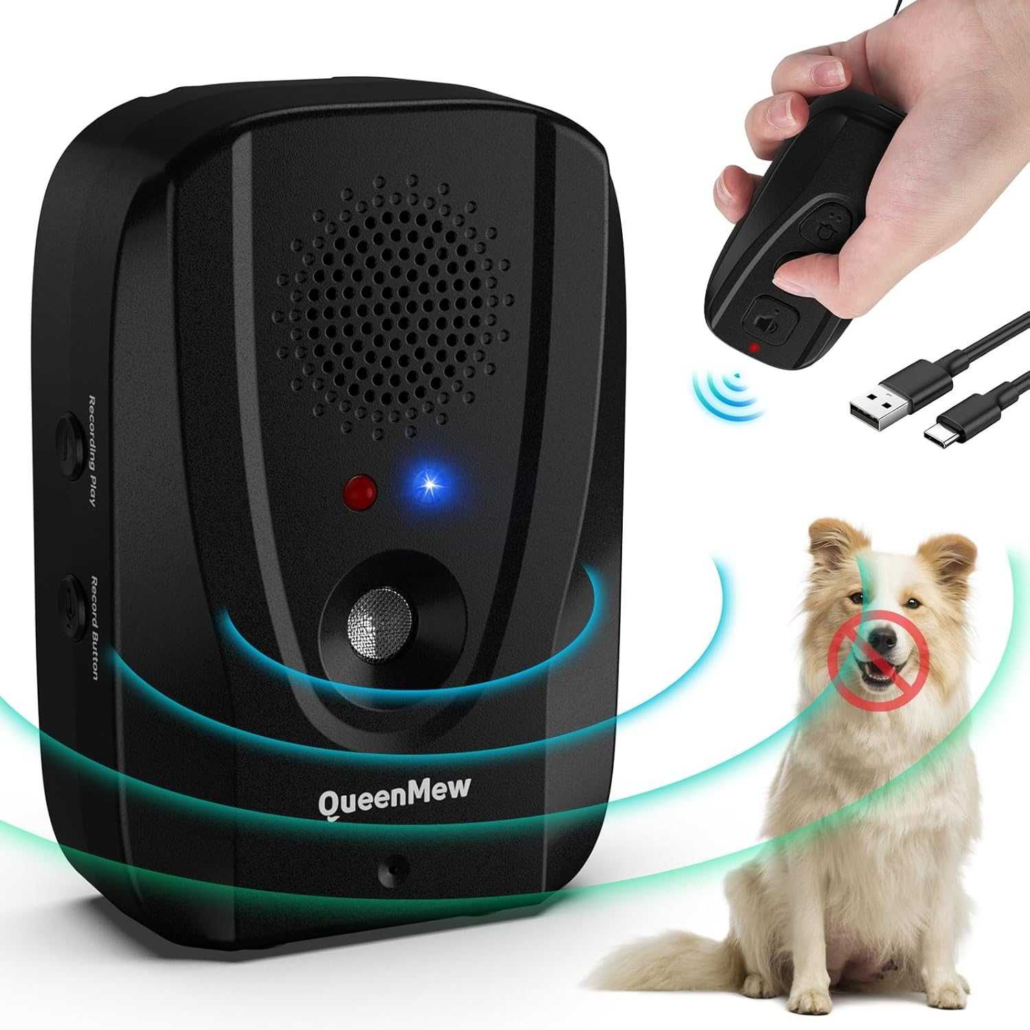 Устройство против лай Bubbacare с дистанционно, 2 в 1