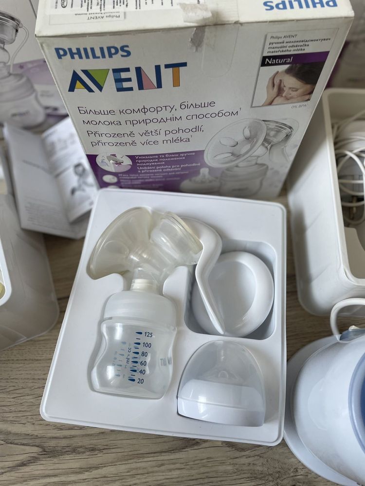 Електрическа и ръчна помпа за кърма нагревател подплънки Philips Avent