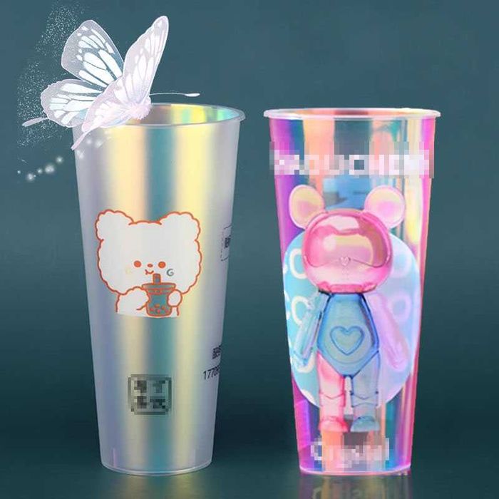 Стаканы с уникальным логотипом,  Buuble tea, Сироп, Тапиока, Джуз болл