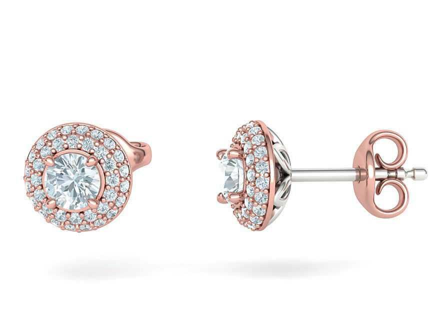 Oбеци з 14к с 0.96ct Диаманти