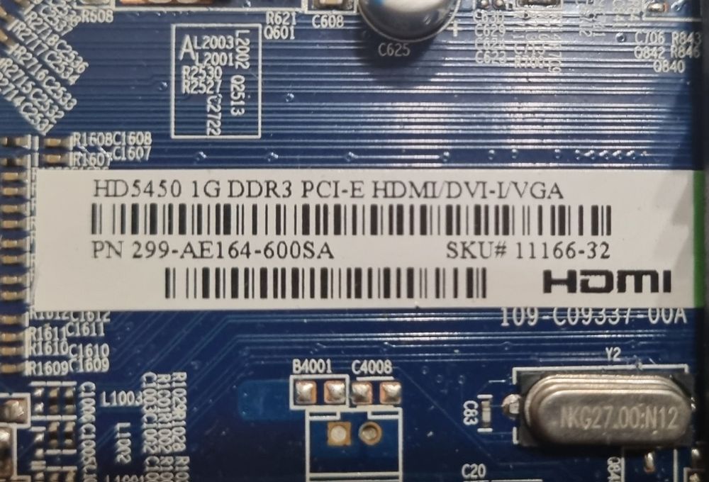 Placa video Sapphire Radeon HD 5450 1GB DDR3