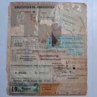 document transport+hrana 1947 Germany