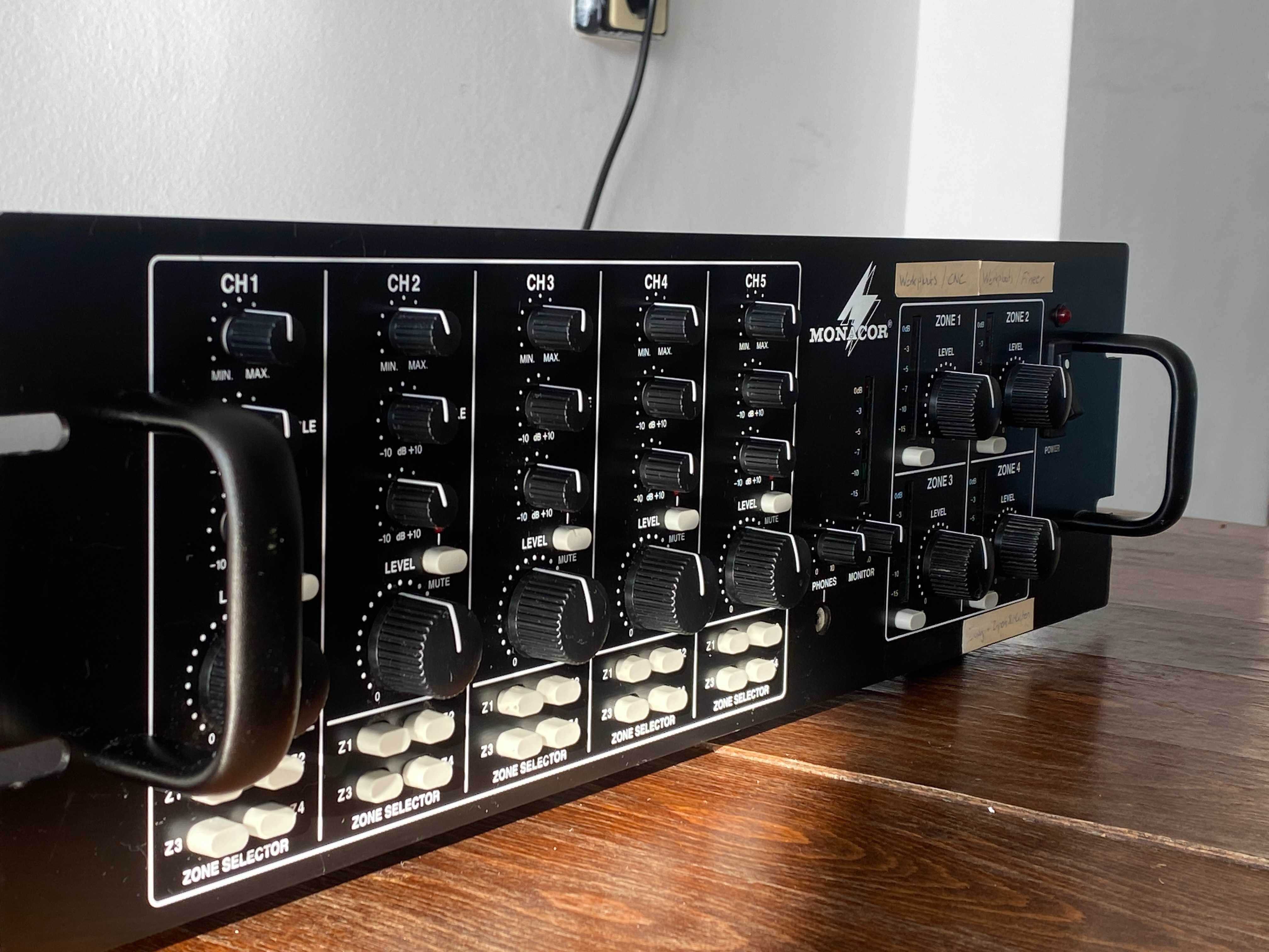 MONACOR PA-4040 Смесителен пулт Rack