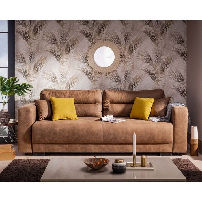 Чисто нов диван с разтягащ механизъм и ракла