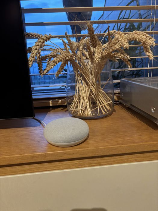 Смарт тонколона Google Home mini, Сив  нова