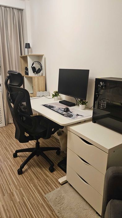 Birou alb reglabil 200 lei