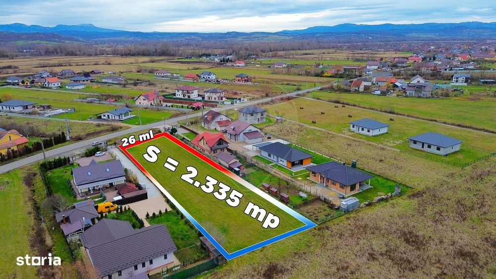 Teren de vanzare cu proiect de casa si piscina Săcălășeni