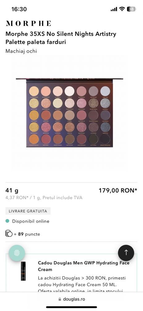 Paleta farduri ochi 35G Bronze Goals Morphe