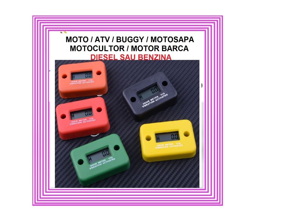 Contor Ceas Ore Functionare Motoreta moto Atv motosapa motoare Benzina