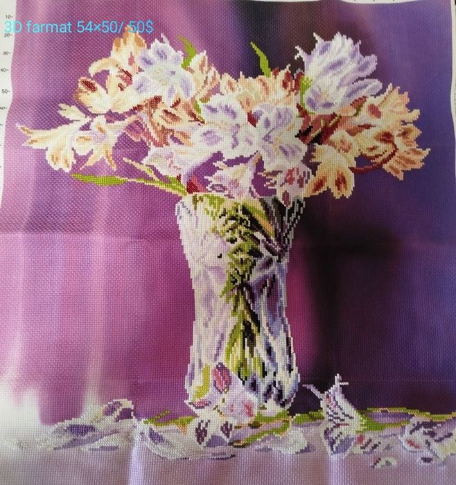 Ручная вышивка с крестиком