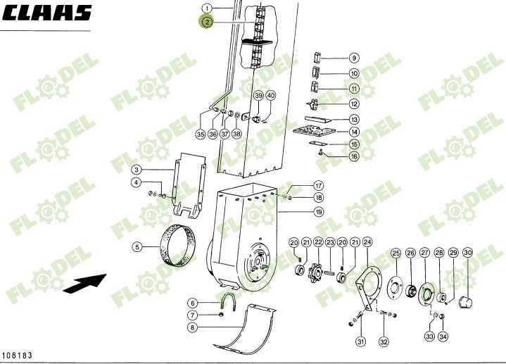 Lant cu cupe 36 cupe 145 zale Claas Dominator 605925