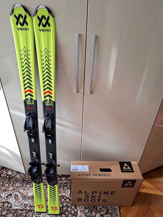 СКИ VOLKL RACETIGER JR. 140. Карани от момиче 2 сезона, общо 6-7пъти.