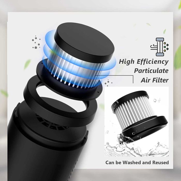 Aspirator de mana fara fir reincarcabil USB filtru lavabil 120W