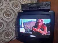 Телевизор видео плеер кассеты vhs