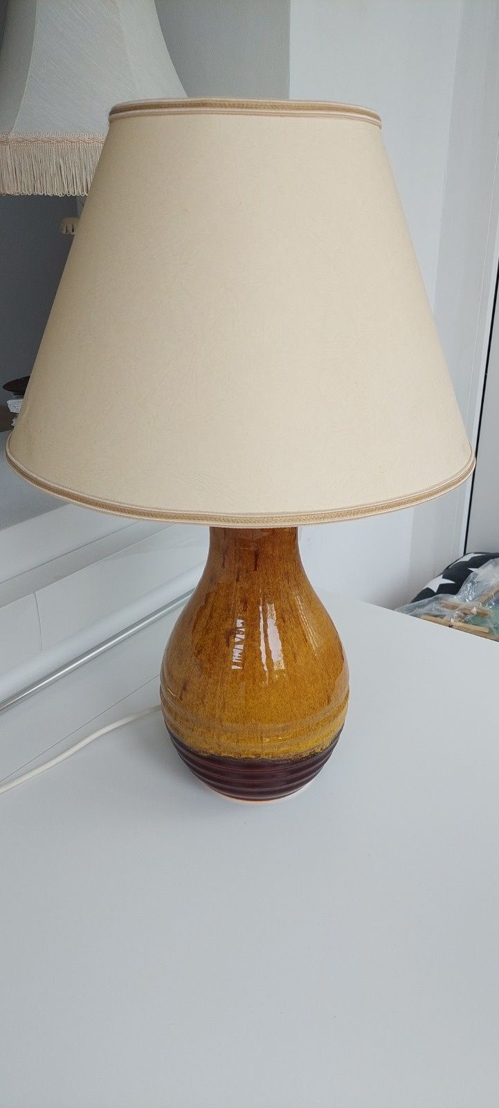 Lampa veioza vintage colectie ceramica Danemarca 1960