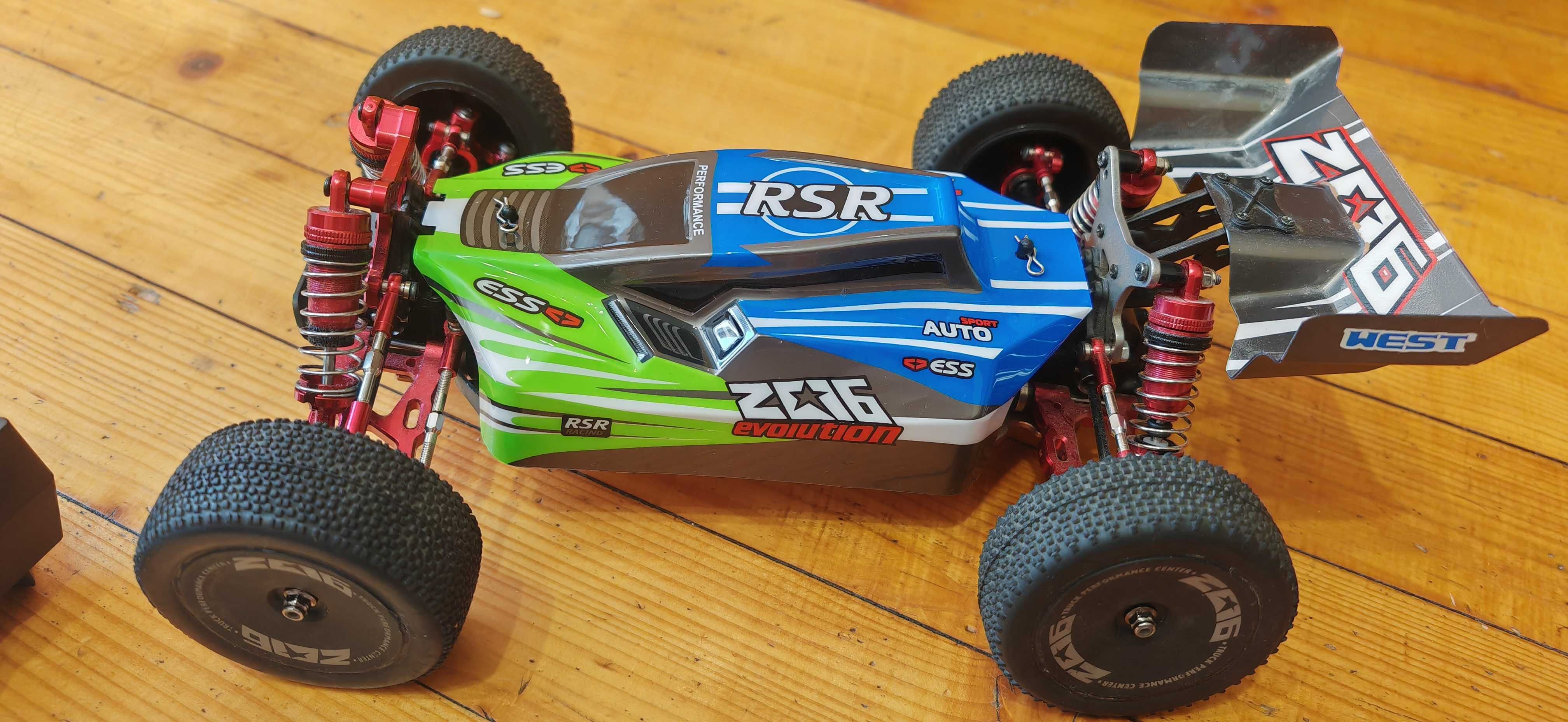 WLToys 144001 RC 4х4  1/14 метално шаси кола с моднати части