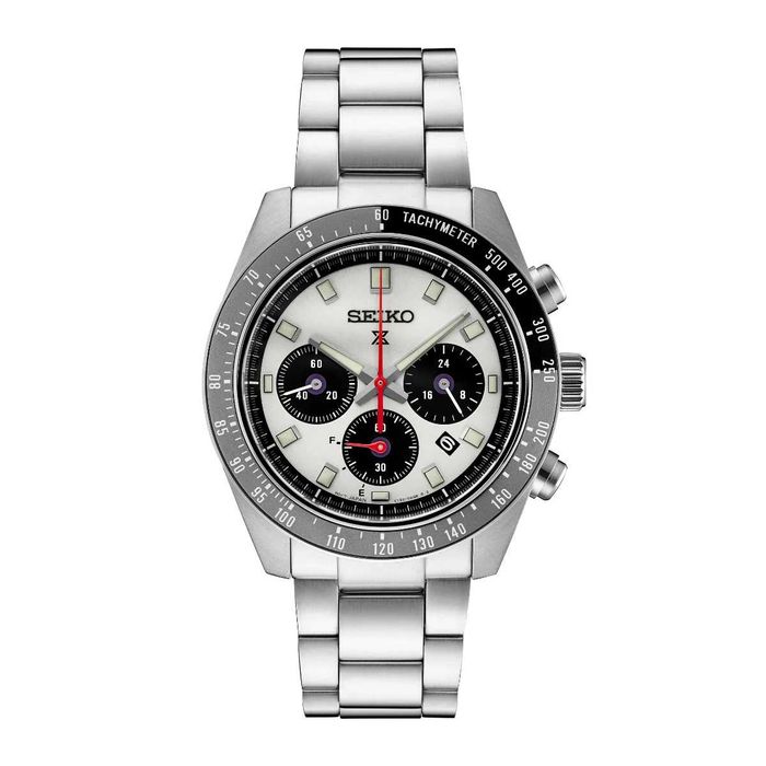 Seiko Prospex Speedtimer Solar Chronograph Silver SSC911
