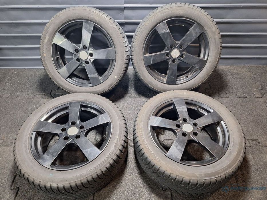 Jante aliaj cu cauciucuri de iarna 225/50R17 5x112 AUDI A4 / A5 / A6  B8 2007 - 2015  DEZENT 49295 7Jx17H2 ET 48