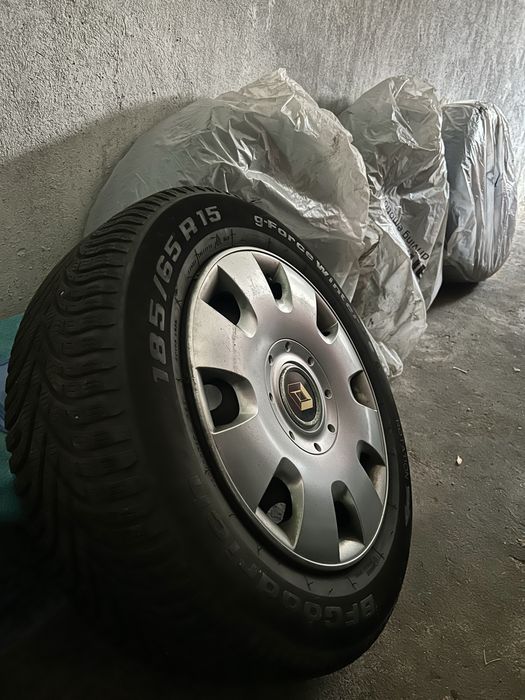 Set 4 roti/jante Renault/Dacia 185/65 R15 iarnă