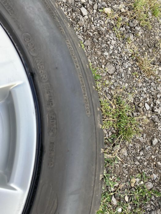 Jante aliaj 5x112 audi a4 a5 a6 cu anvelope de vara 225 55 16