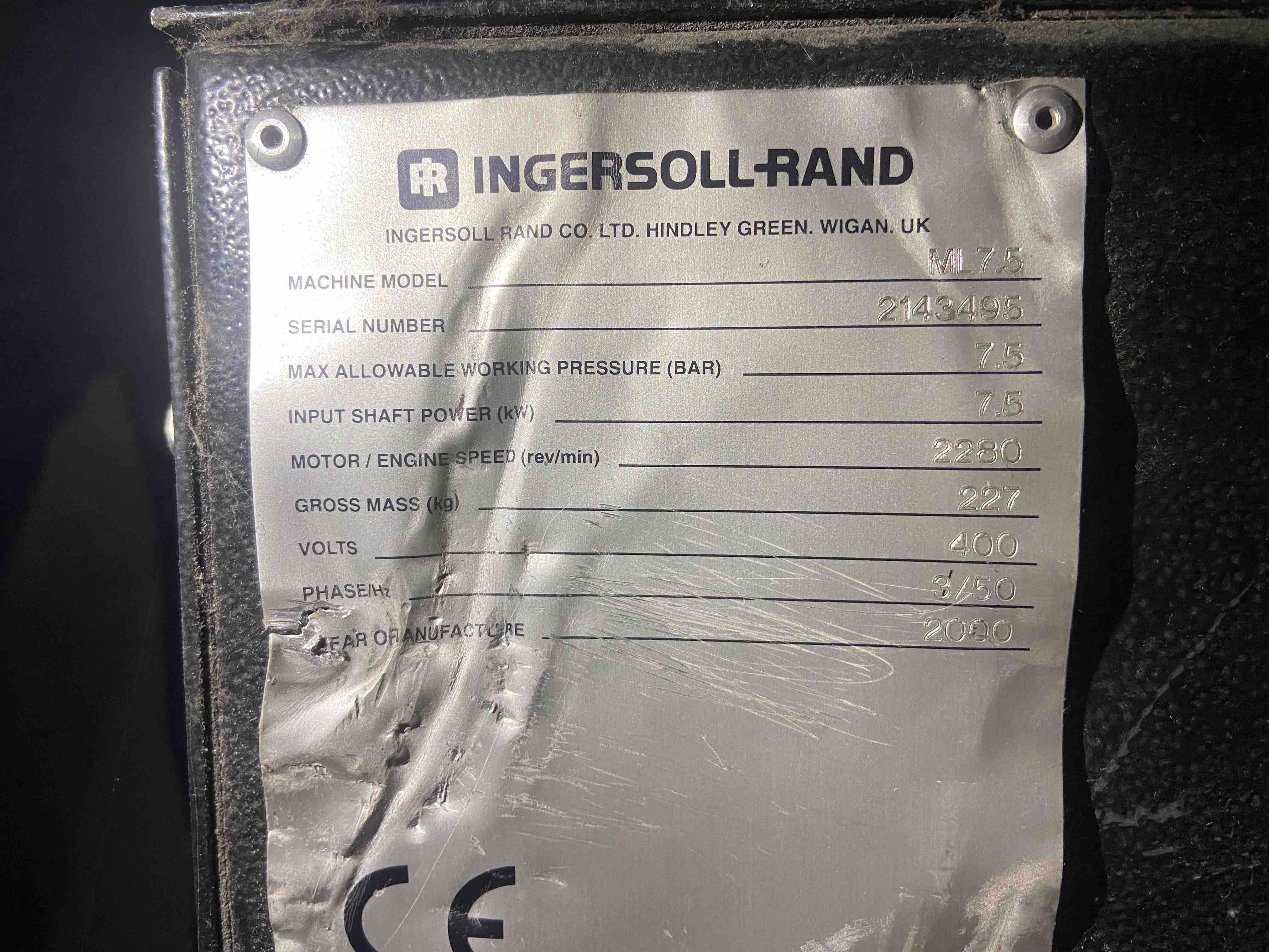Компресор Ingersoll-Rand SSR ML 7,5