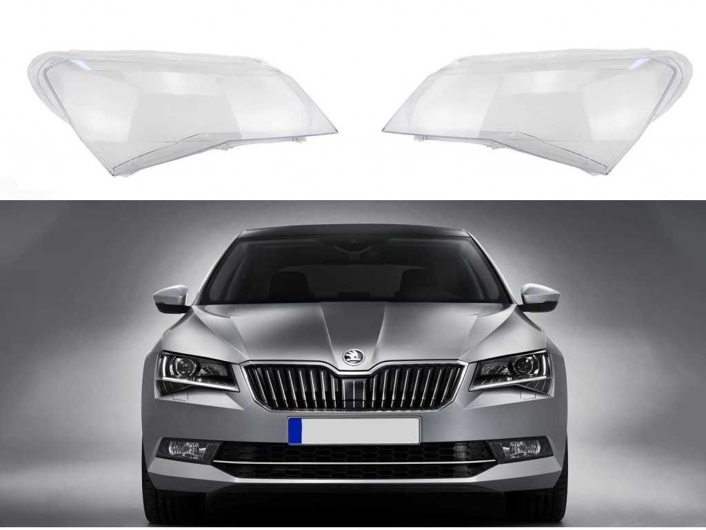 Комплект Стъкла за фарове на Skoda Superb B6 / Skoda Superb B8