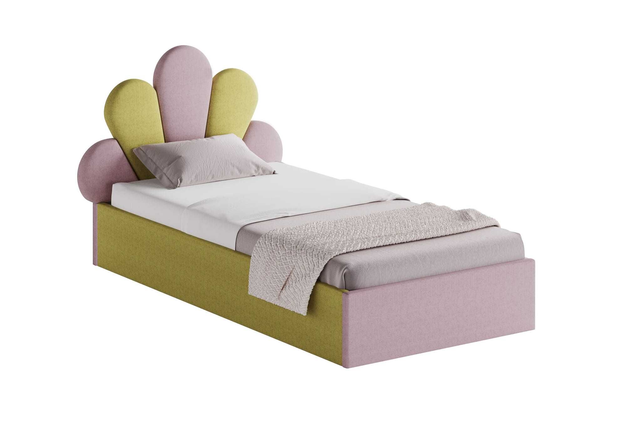 Vand pat colorat pentru copii cu saltea inclusa
