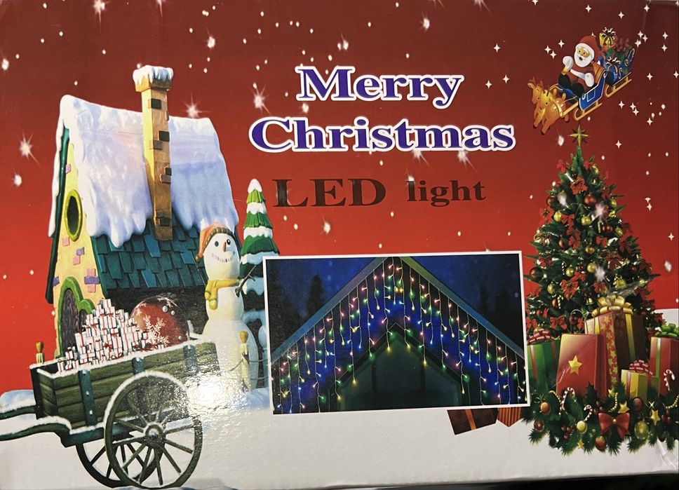 Instalație Craciun Tip Turturi SIKS, 50 Metri, 1000 Led-uri