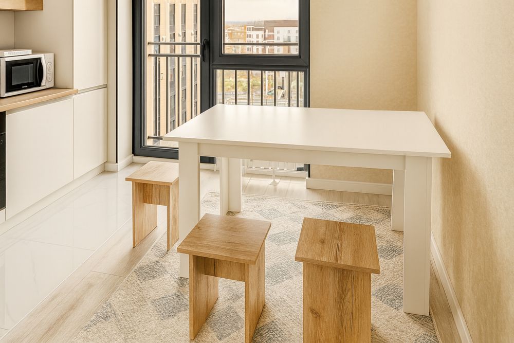 продам стол + 6 табуреток