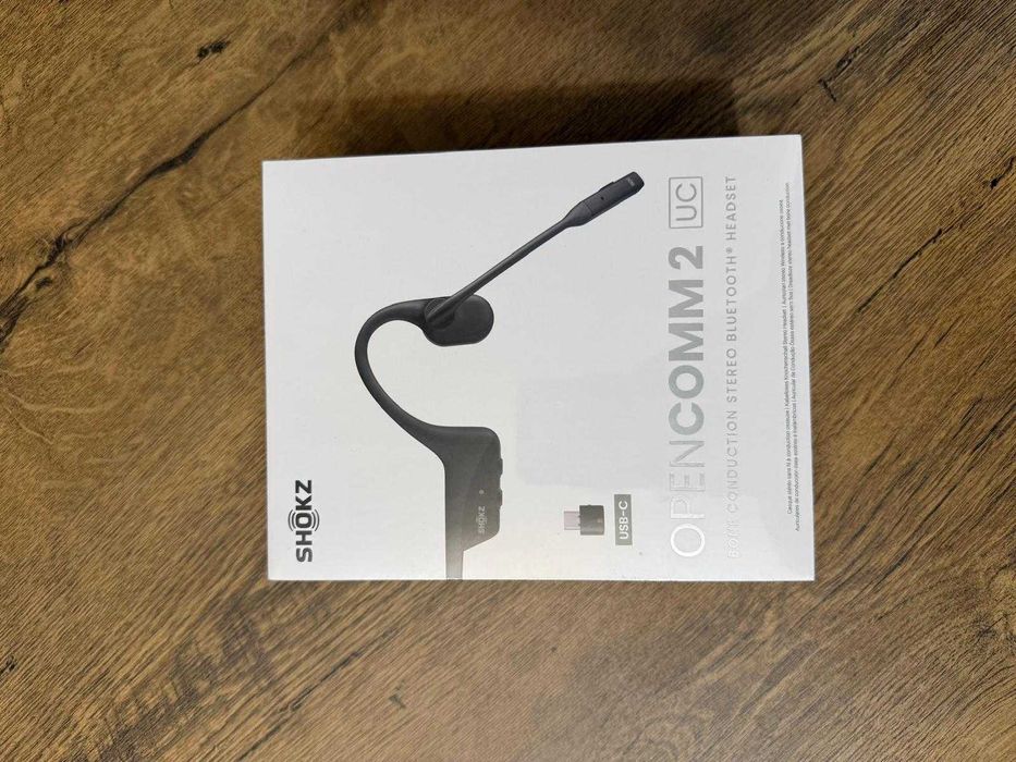 Casti SHOKZ OpenComm2 UC -  conductie osoasa, SIGILATE, garantie