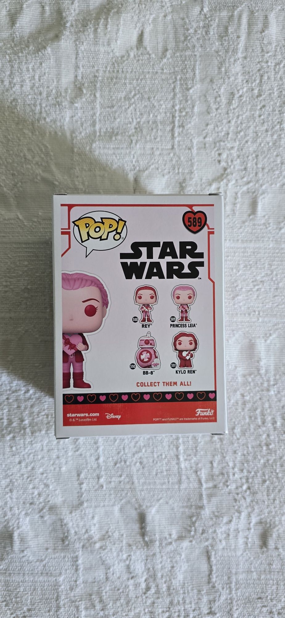 Funko Pop Princess Leia Valentines edition