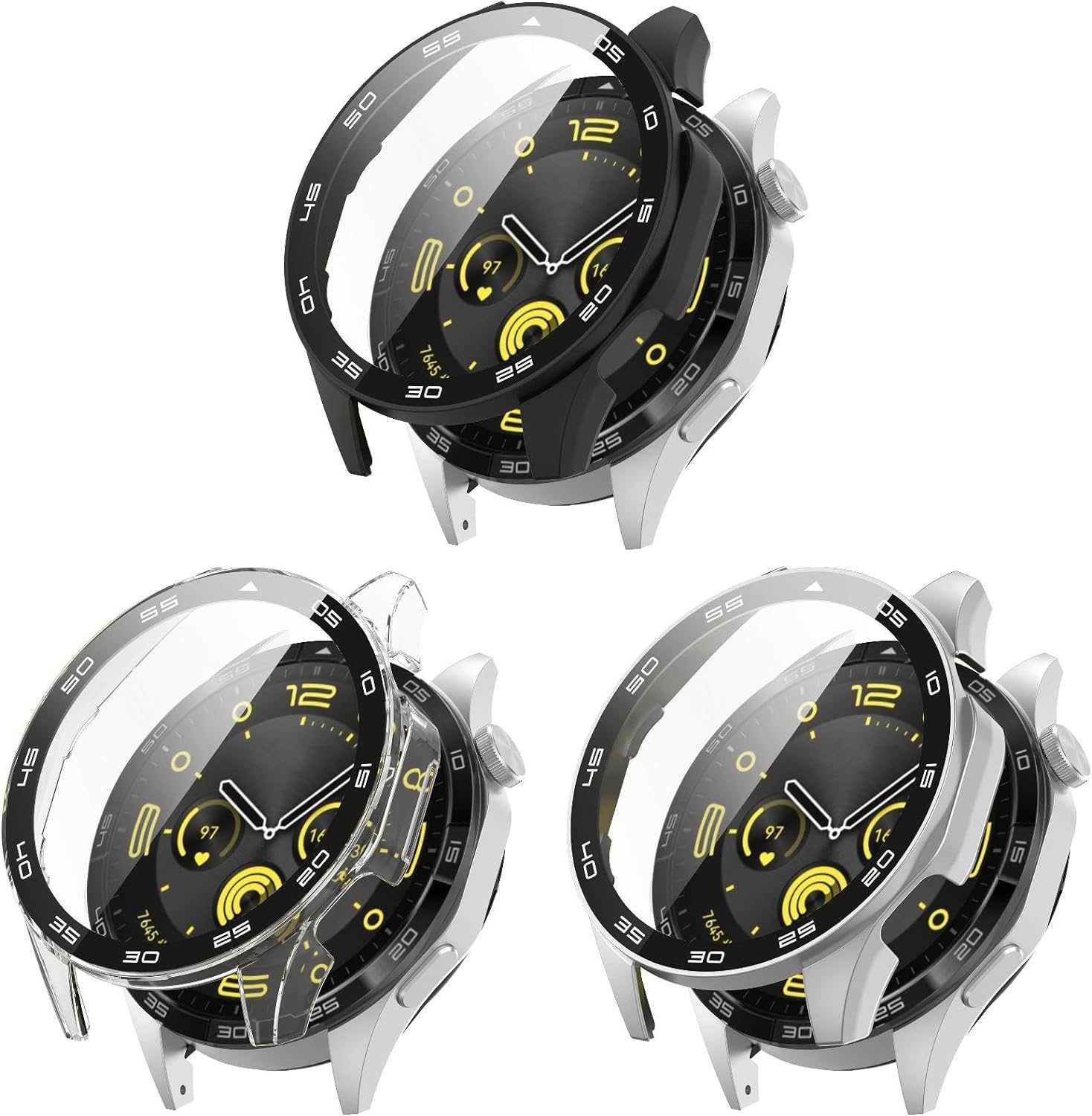 360 протектор кейс Huawei Watch GT3 GT4 GT5 Pro 41/42 45 46 Ultimate